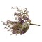 Set of 6 Decorative Wheat Eucalyptus Pick 11.5 Inch Faux Stem with Mixed Lavender and Berry Accents for Vase and Home Display